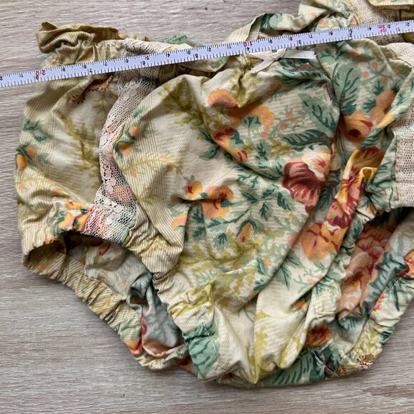 Handmade Baby Diaper Covers Set (3) Floral & Teal Crochet 0-6 Months Photo Prop - Picture 2 of 9